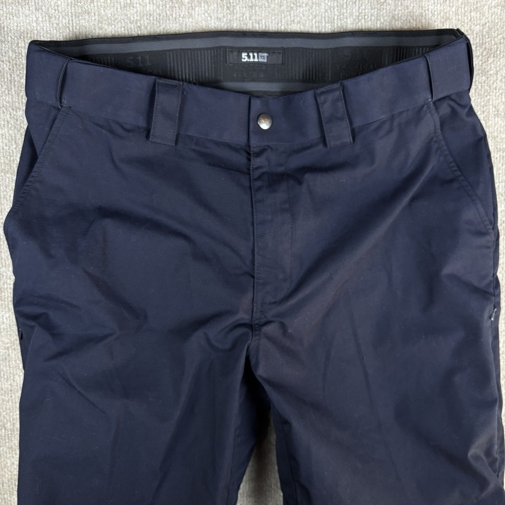 5.11 Tactical Pants Mens 38x32 Navy Ripstop Cargo Work Duty Uniform Outdoor‎